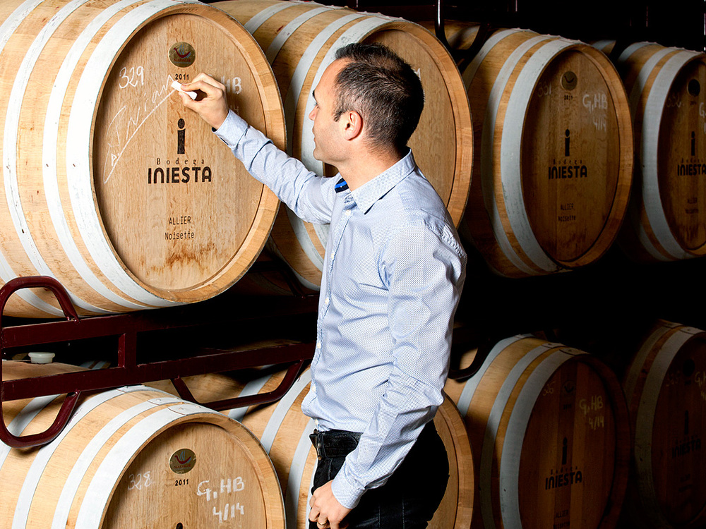 iniesta oak barrels